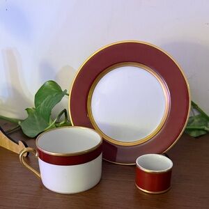 Vintage Fitz & Floyd Renaissance Cinnabar Fine China
